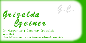 grizelda czeiner business card